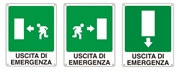 Cartello segnaletico di emergenza
