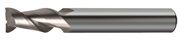 Immagine di Fresa in metallo duro standard TA9992, non rivestita, con lappatura, elica 35°, corta per cave, 2 taglienti