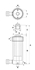 Immagine di Cilindri idraulici con pistone forato, linea Semplice Effetto, ritorno a molla
