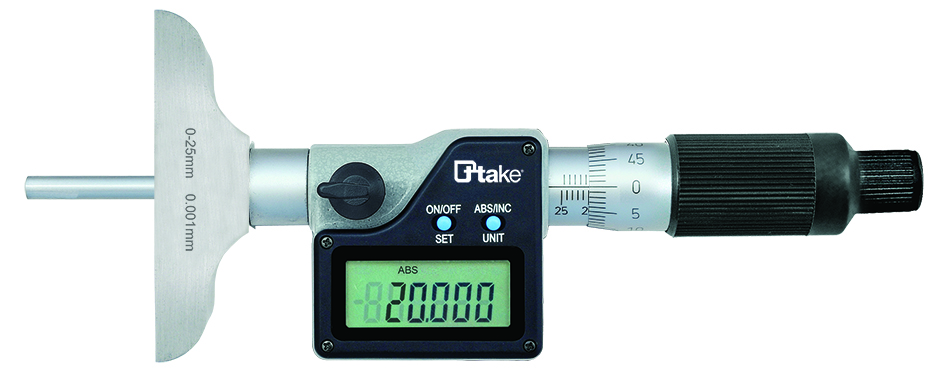 Ttake. Micrometro digitale di profondità IP65